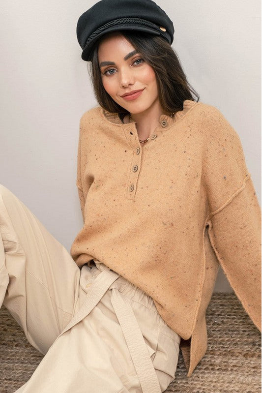 The Kacey Speckled Sweater