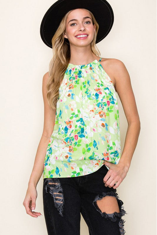Penny Floral Top