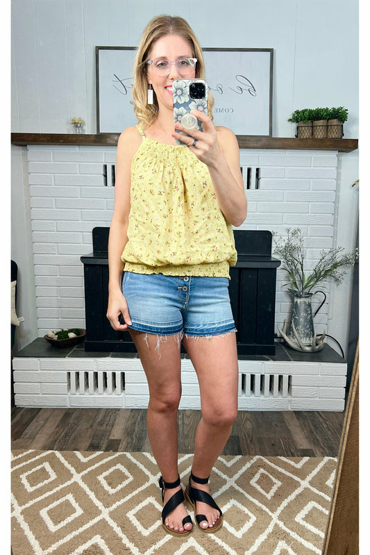 Honey Floral Top
