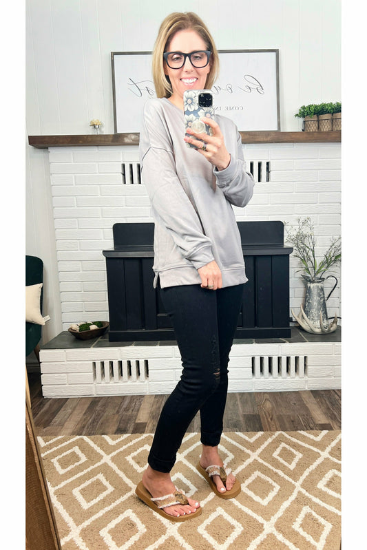 Simple Gray Pullover